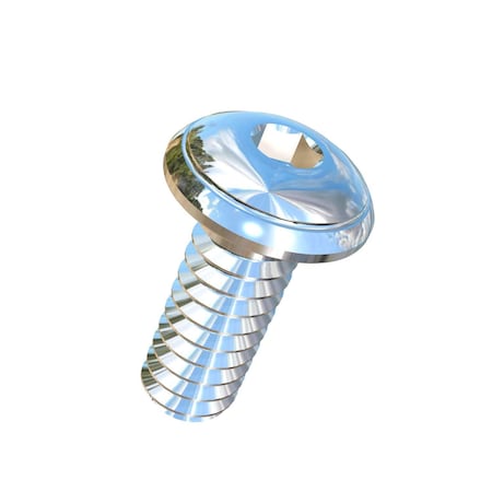 Allied Titanium #6-32 Socket Head Cap Screw, Socket, Plain Titanium, 3/8 in Length 0027891